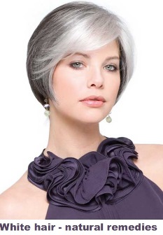White hair – natural remedies